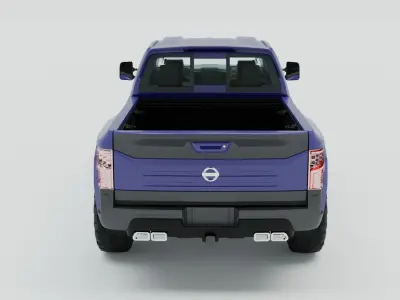 Nissan Titan 2020 3D model 3D model