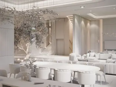 Modern Luxury Villa 3D model