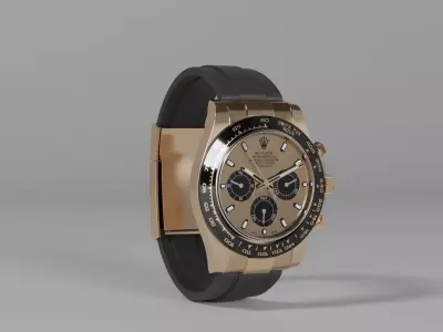 Rolex Daytona Luxury Watch Collection Low-poly 3D model