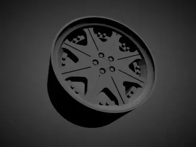 Leon Hardiritt Waffe scalable and Printable rim 3D print model