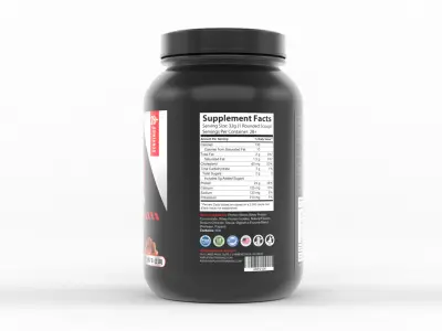 Protein Powder 3D model