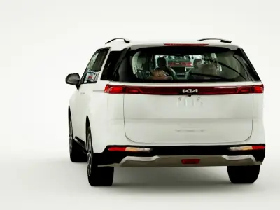 Kia Carnival 2022 Low-poly 3D model