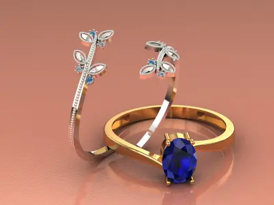 Nature Ring 3D print model