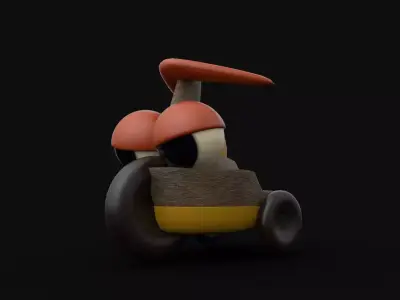 GunBound Boomerang Low-poly 3D model