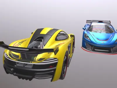 McHandfull mclaren Low-poly 3D model