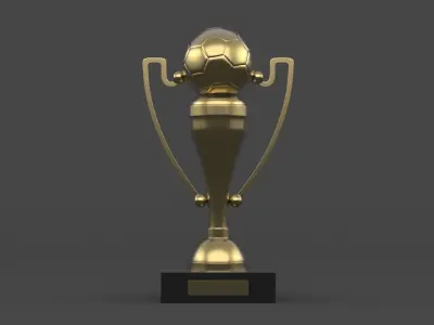 Trophy Cup 3D model 3
