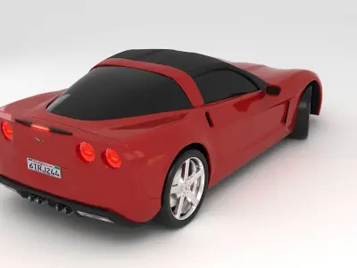 Chevrolet Corvette C6 3D model