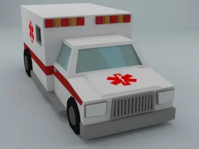 Low Poly Car Pack Low-poly 3D model order
