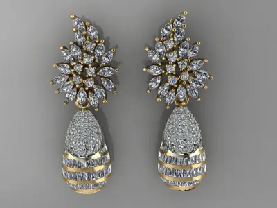 FASION EARING  3D model