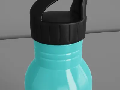 Stainless Steel Sport Bottle 3D model