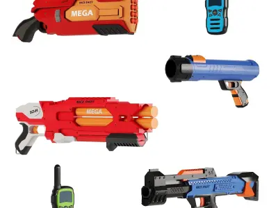 Children Room Set 5 Game Asset 3D model