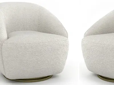 Jolie Swivel Chair by Twils 3D model