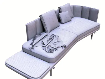 Minotti Torii sofa 3D model