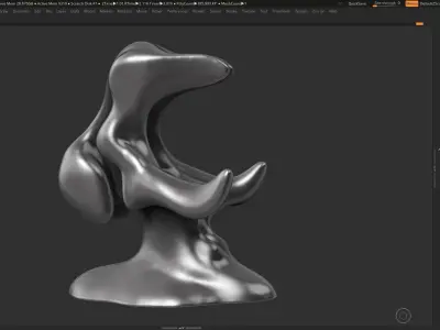 Modern Abstract Decorative sculpture 3d print model 58 3D print model