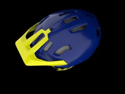 Helmet sports cycle 3D model