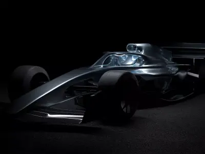 F1 Formula 1 One Racing Sports Car Vehicle 3D model