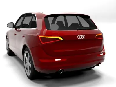AUDI Q5 2013 LOWPOLY Low-poly 3D model
