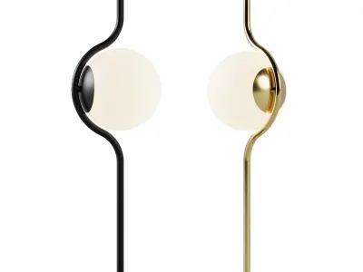 Table lamp Faro Barcelona Le Vita 3D model