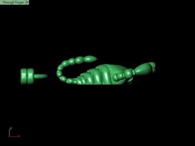 Scorpion bracletes 3D print model