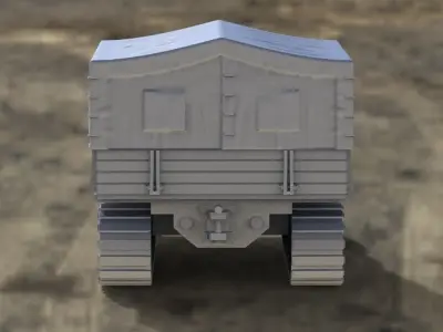 sd kfz 7 1 3D print model