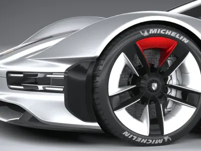Porsche Vision GT Concept 2021 3D model