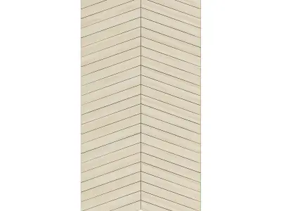 Light Wood Wall Panel 3D model