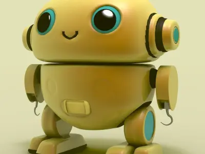 Toy Robot Free 3D model