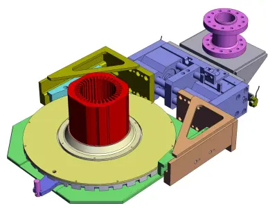 Non-standard turntable model 3D model