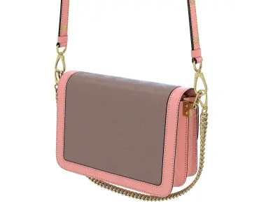 Louis Vuitton Dauphine Bag Pink 3D model