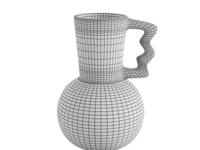  Memphis Bud Vase 3D model