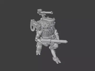 Lancer RPG Player Mech - Lee-Bot  Free 3D print model