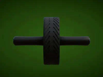 Exercise wheel Ab Roller 3D model