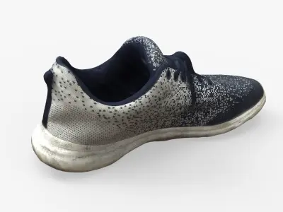 Shabby sneakers photogrammetry 3D model