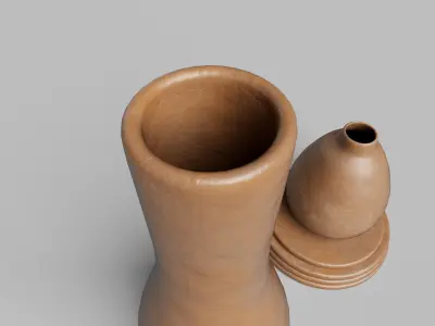Clay Vase 3D model