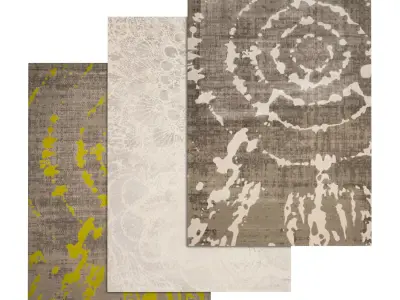 Rug Set 414 3D model