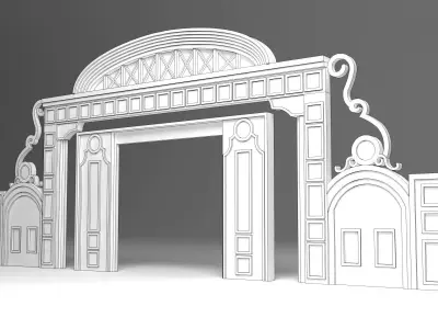 Entry Gate 3D model order