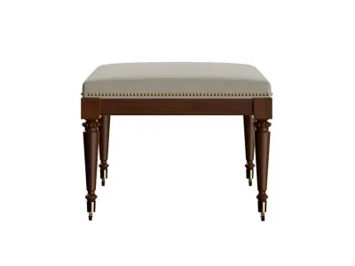 Classic Tip toe Ottoman 3D model