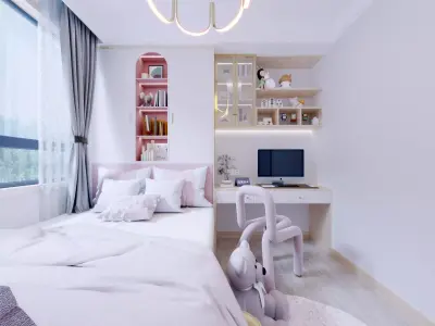 Room Childrens Modern 3D model