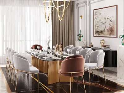 interior 052 3D model