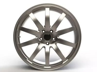 Vehicle Rim 3D print model