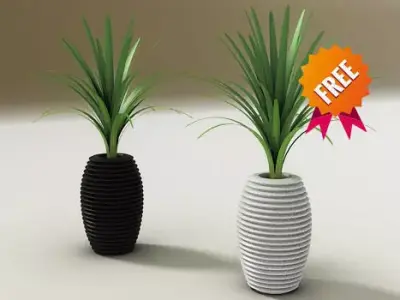 Plant pot Hard Serralunga Free 3D model