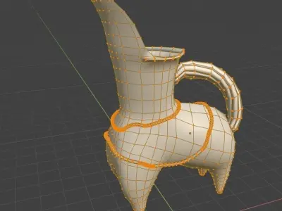 chinese teapot Free low-poly 3D model