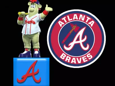 MLB - Atlanta Braves mascot statue - Meet Blooper - 3d print 3D print model