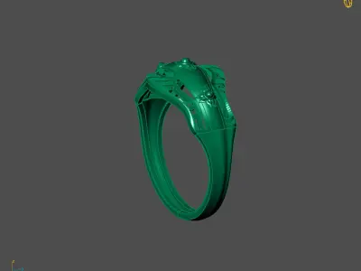 Women Plain Ring Ready STL 3DM Models Womens Rings 3D models 3D print model
