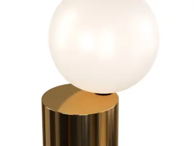 Tip of the Tongue Table Lamp by Michael Anastassiades  Low-poly 3D model