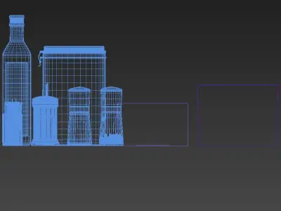 Stuff for kitchen 3D model