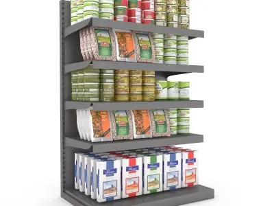 canned food 07 3D model Low-poly 3D model