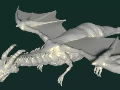 dragon sculpt  3D model