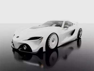 custom toyota supra mk5 3D model