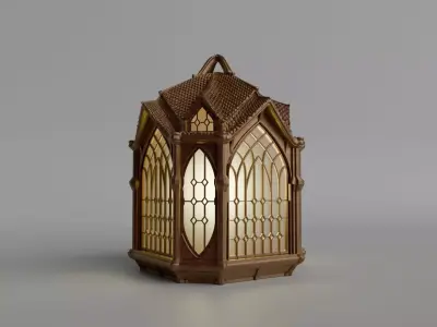 Twilight Arch Lantern 3D print model